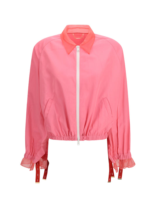 FENDI Bomber in technical viscose