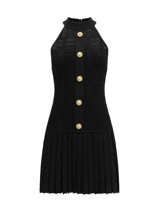 BALMAIN Pleated mini Dress