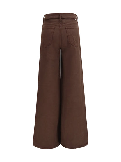Mother The Undercover Sneak Jeans - Chocolate Brown