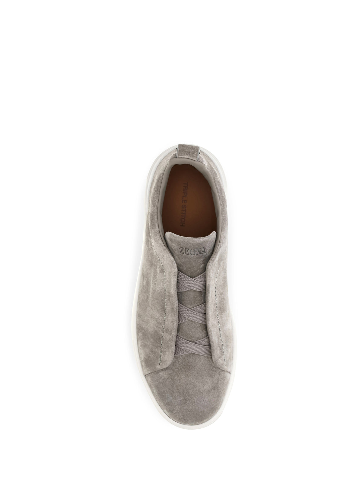 Zegna Triple Stitch suede Sneakers - E2