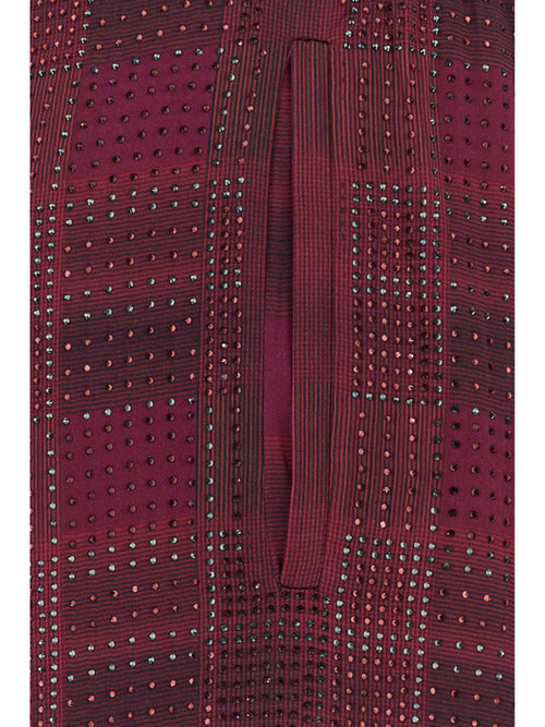 Ermanno Scervino Relaxed Tailoring check satin Pants - St. Check P