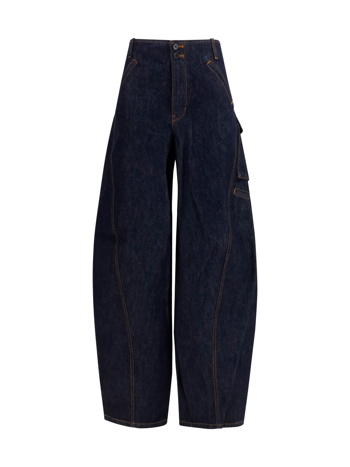 Self-Portrait Cargo Jeans - Blue
