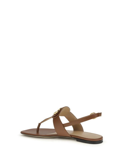 VALENTINO GARAVANI Leather thong Sandals