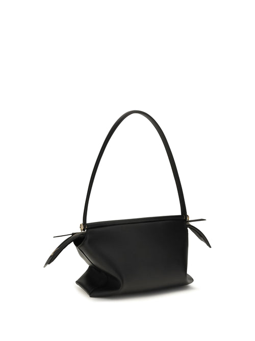 Loewe Whisker glazed calfskin Shoulder Bag - Black