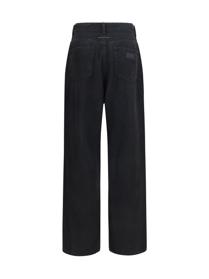 MM6 Maison Margiela Stretch cotton Pants - Black