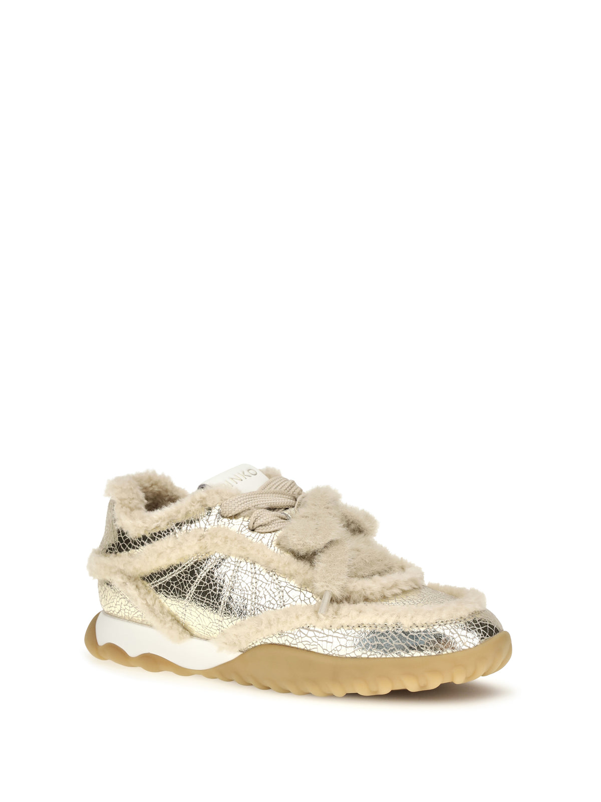 Pinko Gea padded Sneakers - Platinum