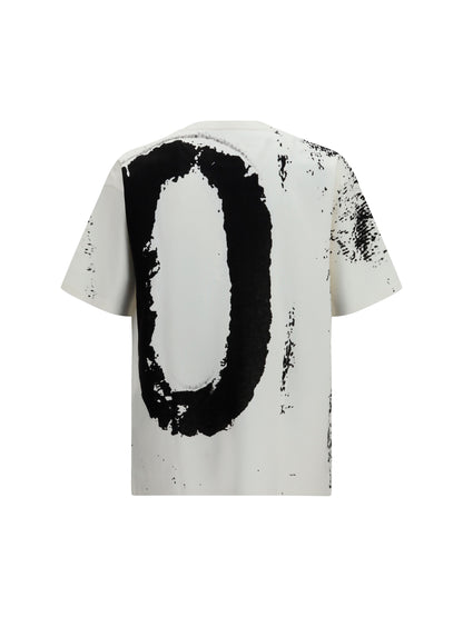Maison Margiela Number 10 print cotton T-shirt - Off White