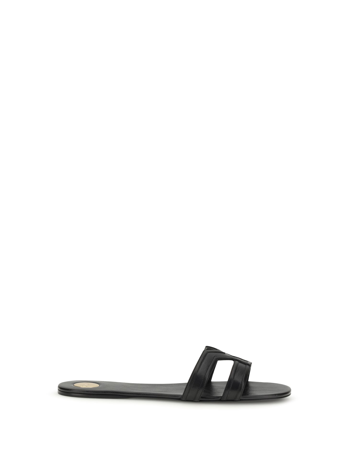 SAINT LAURENT Smooth leather Mabrouka Sandals
