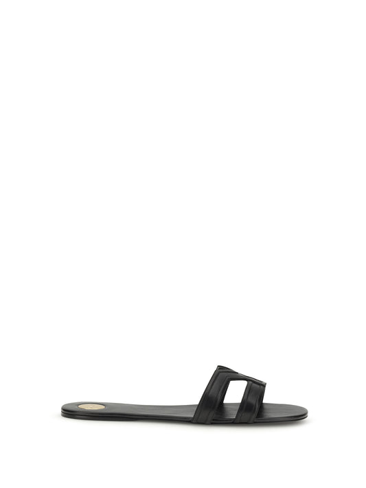 SAINT LAURENT Smooth leather Mabrouka Sandals