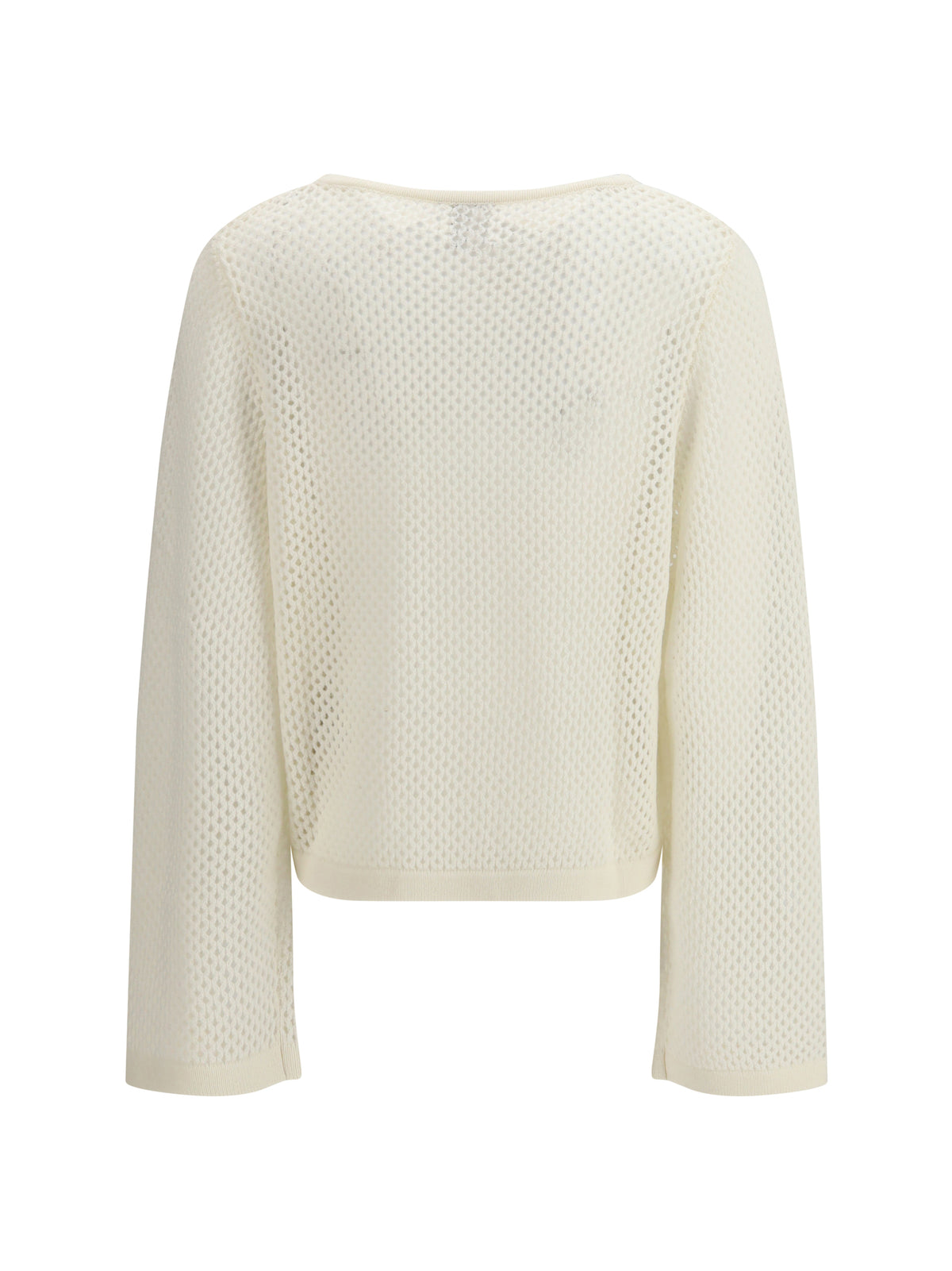 Allude perforated boatneck Jumper - 40