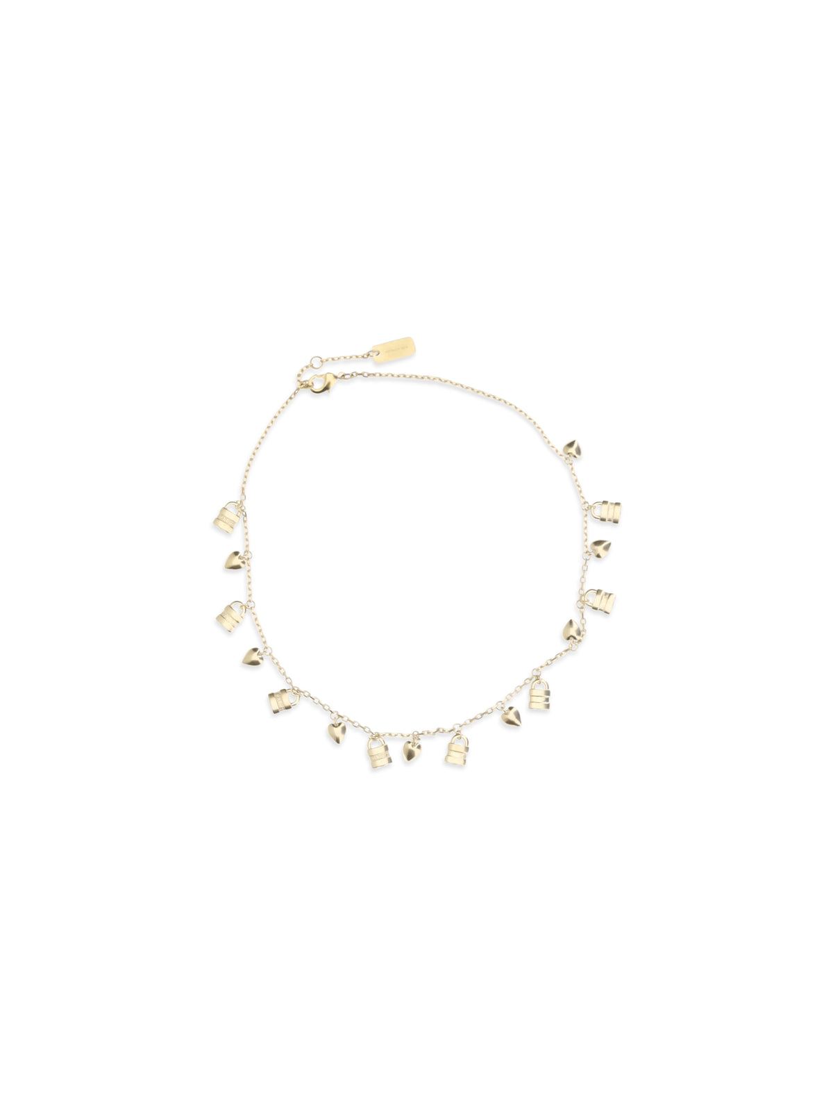 Chloé Mini Paddington Necklace - Vintage Gold