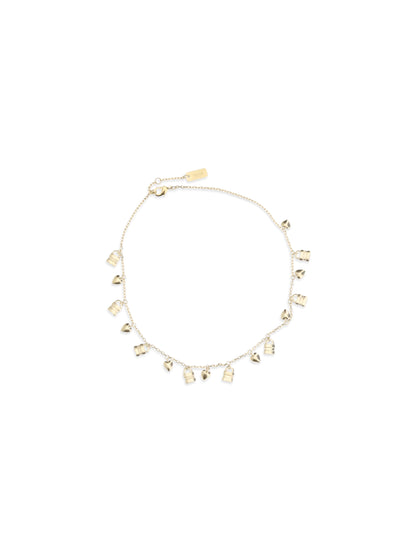 Chloé Mini Paddington Necklace - Vintage Gold