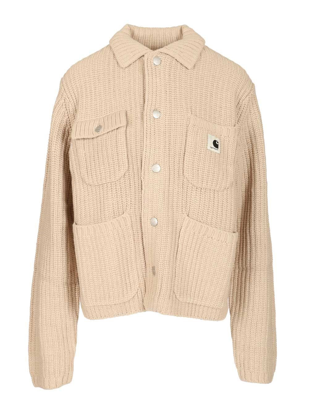 Carhartt Wip "Women's Michigan" Cardigan - Grey