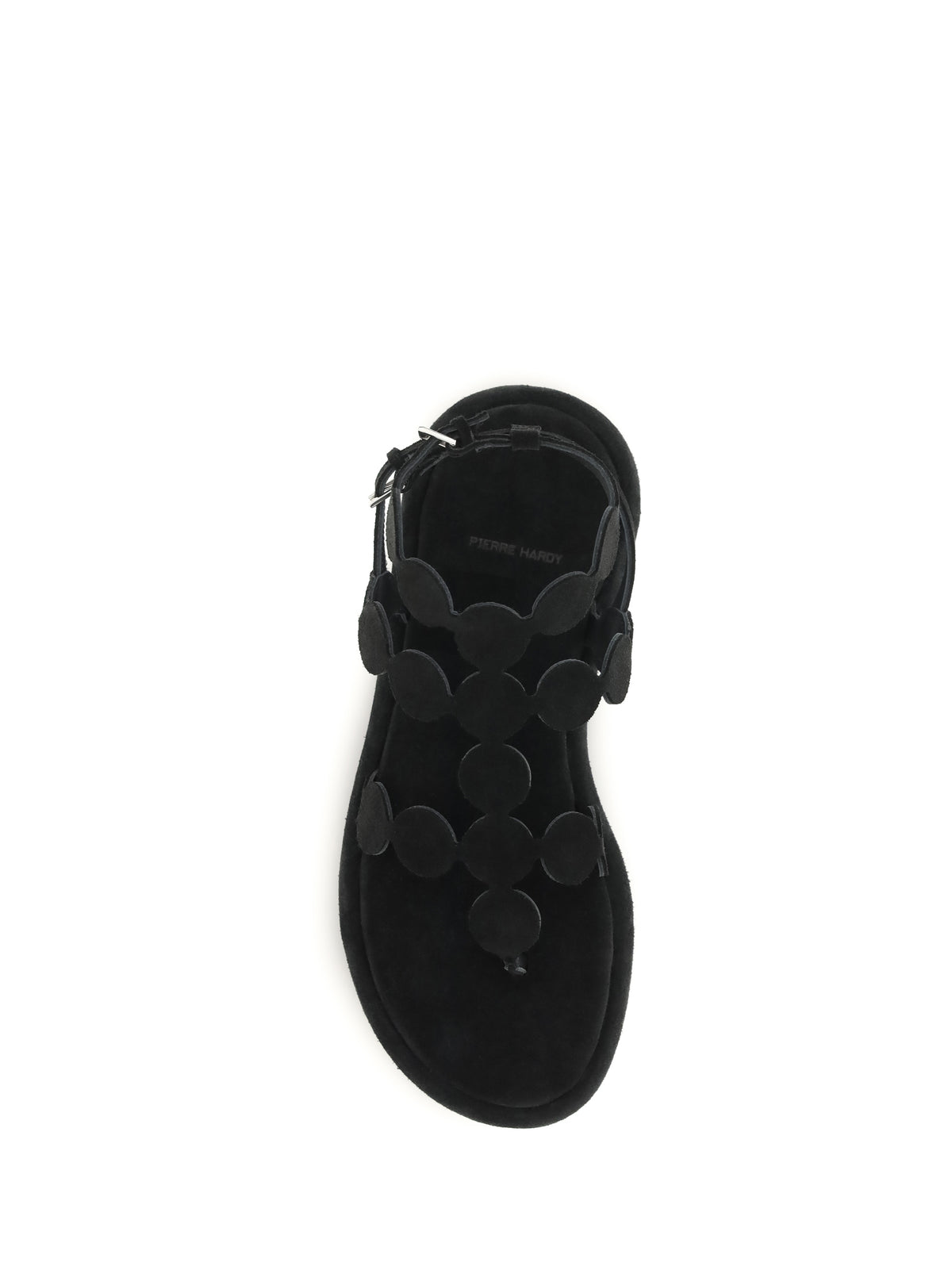 Pierre Hardy Suede Sandals - Suede Calf Black