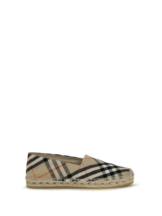 BURBERRY Mews Check Espadrilles