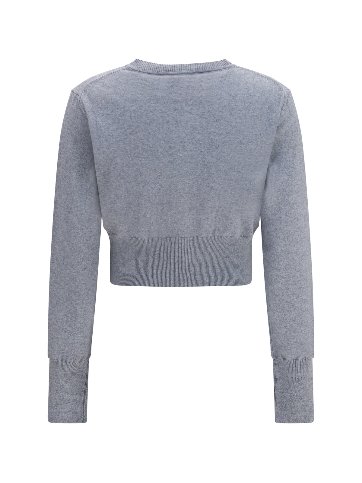 Vivienne Westwood Bea crop Cardigan - Dark Grey Melange