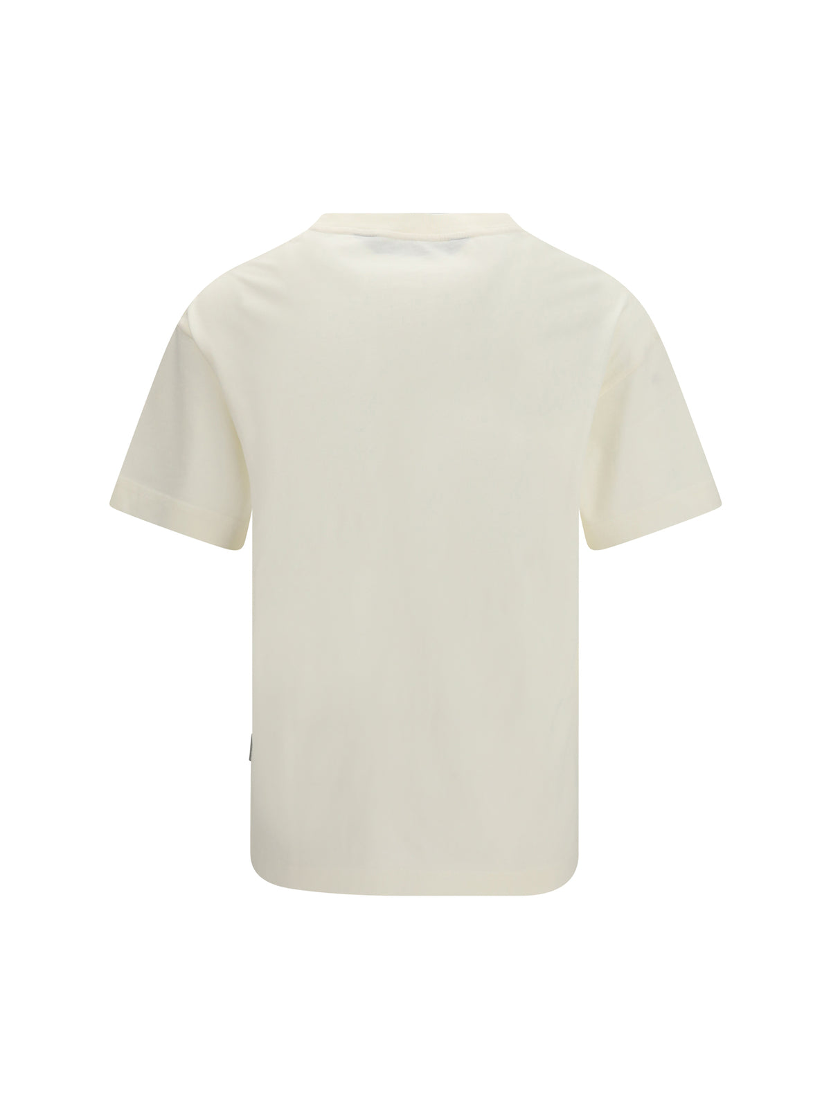 Palm Angels Stamp T-shirt with logo - Off White - Black