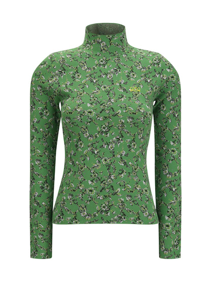 Loewe Viscose blend Top - Green/Multicolor