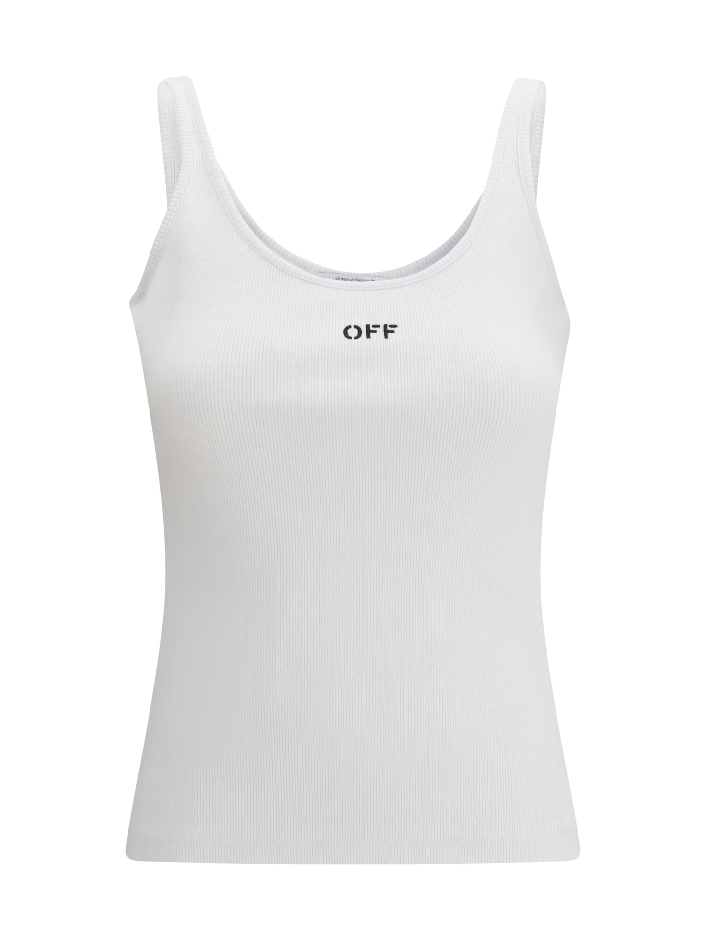 OFF-WHITE Off Stamp Rib Tank Top