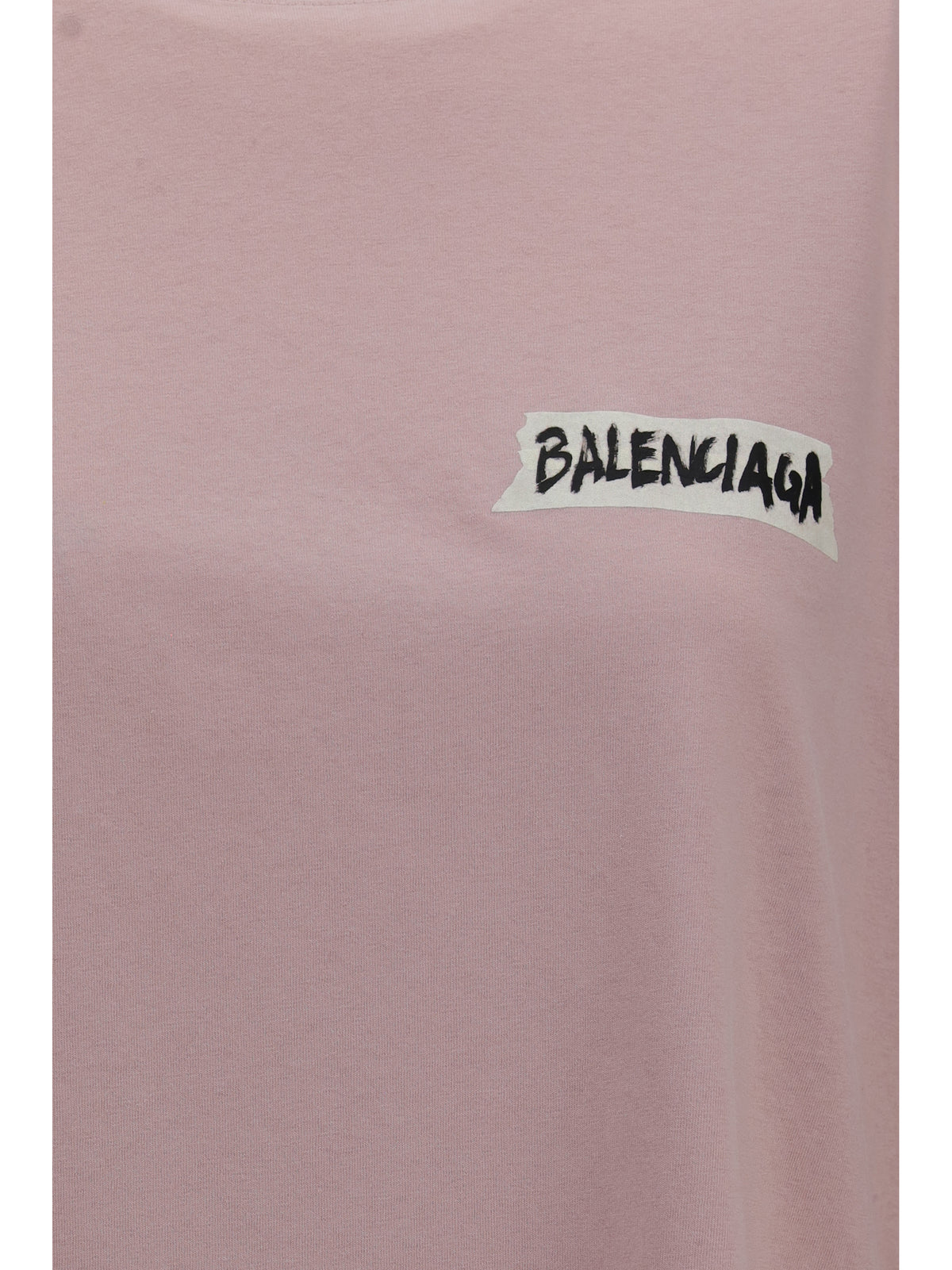 Balenciaga Logo-print T-shirt - Dusty Pink