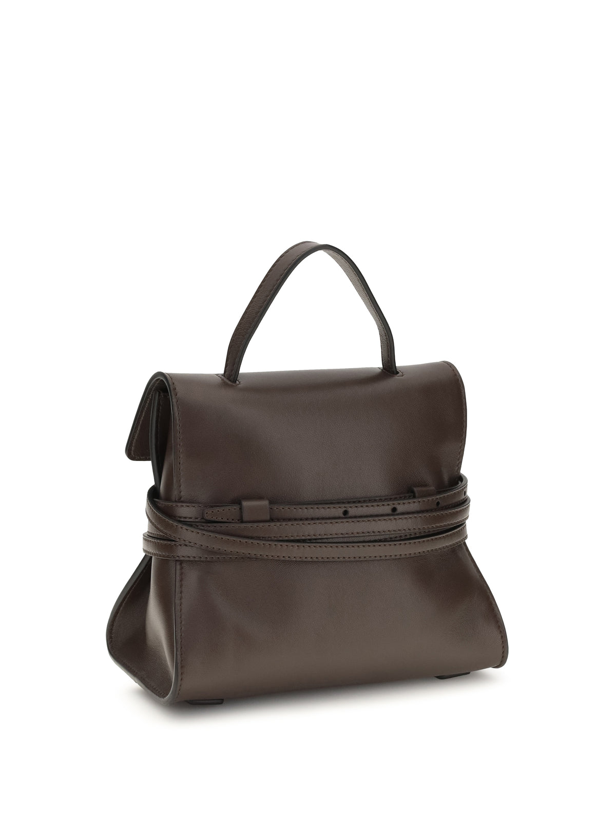 Moschino Tie Me Handbag - Cioccolato