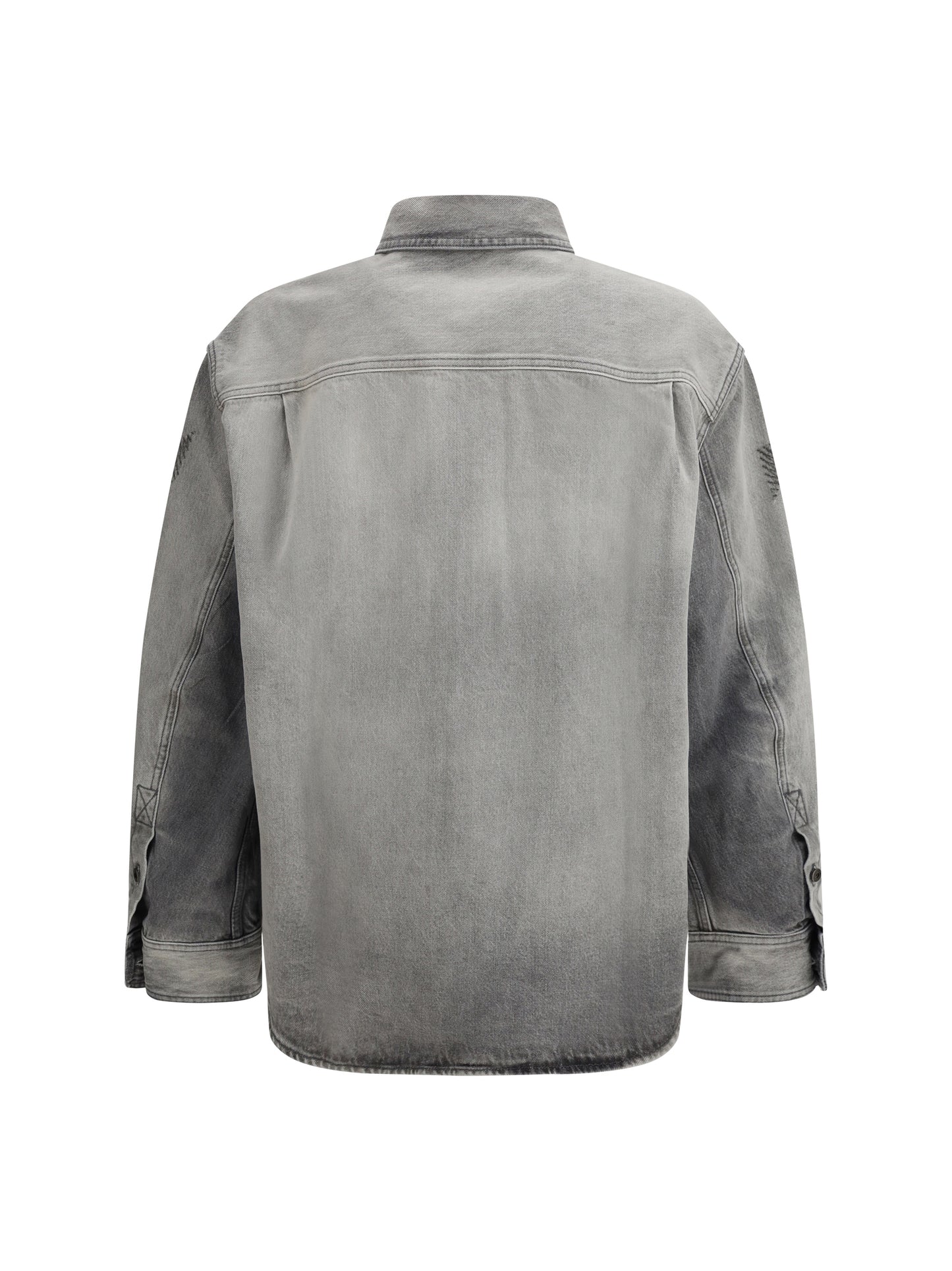 OFF-WHITE Diag Military Overshirt in denim
