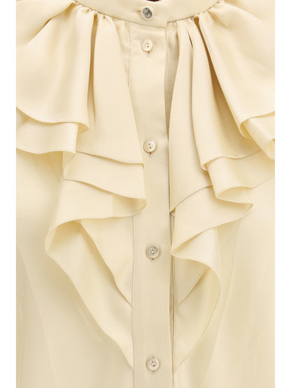 Gucci Silk twill Shirt - Mat Beige