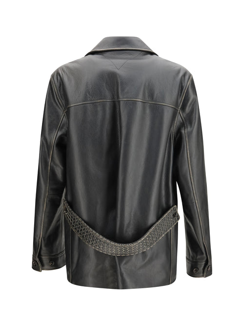 Bottega Veneta Padded leather Jacket - Double Black
