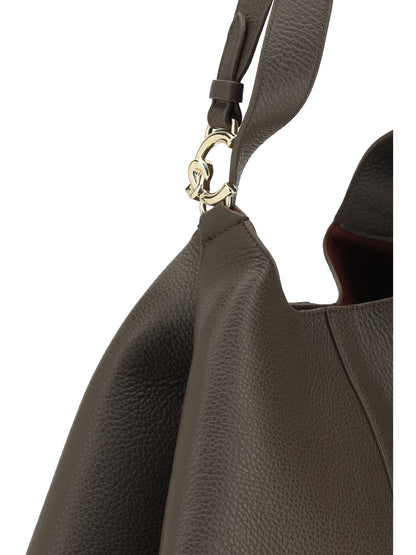 Coccinelle Large C-Easy Tote Bag - Mud