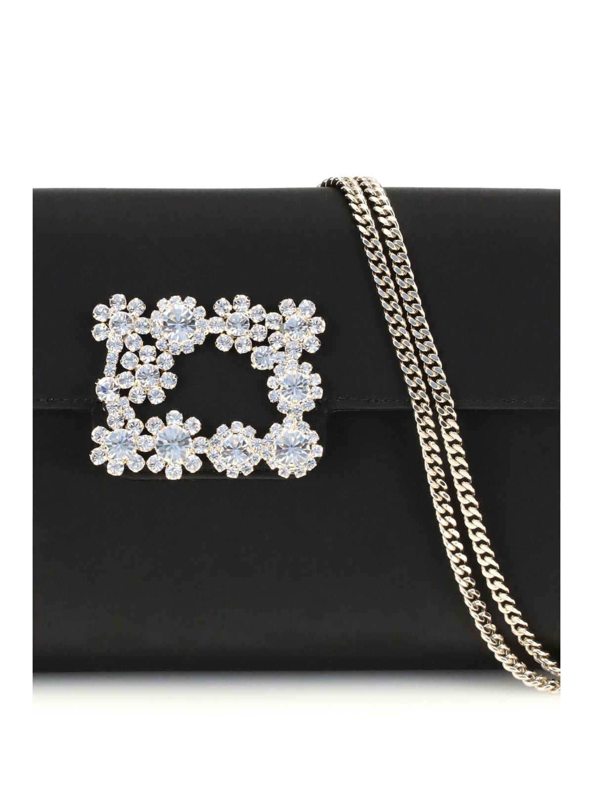Roger Vivier Efflorescence Pochette - Black