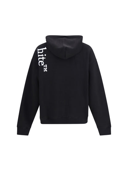 Off-White Vertical Bookish Skate Hoodie - Black