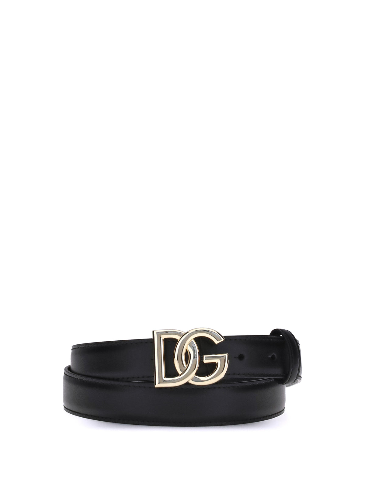 Dolce & Gabbana Leather Belt - Black