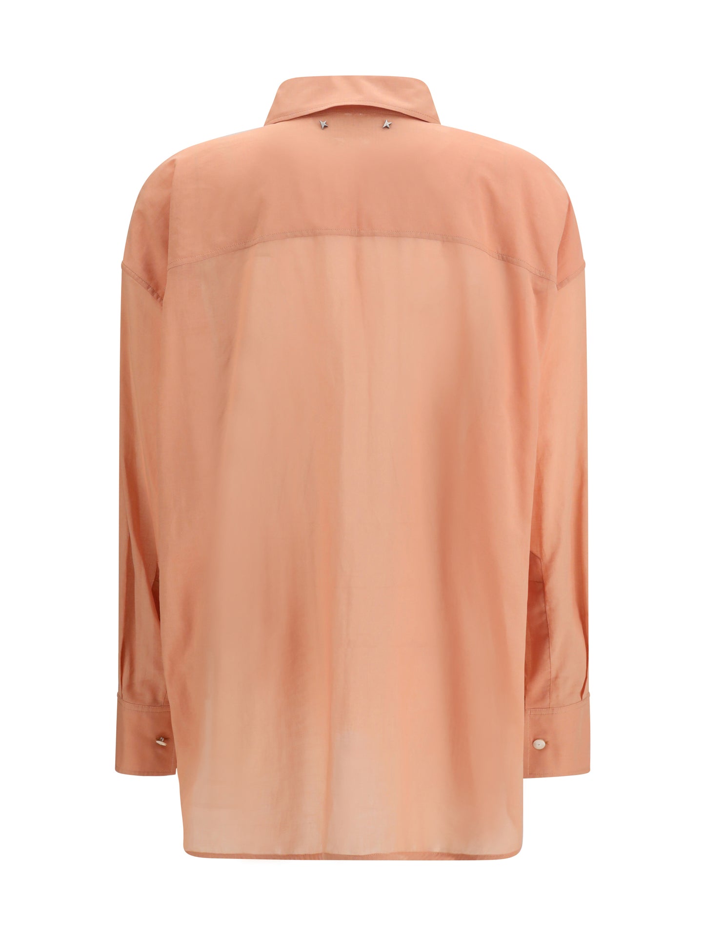 GOLDEN GOOSE Oversized Shirt in cotton with pleated bib