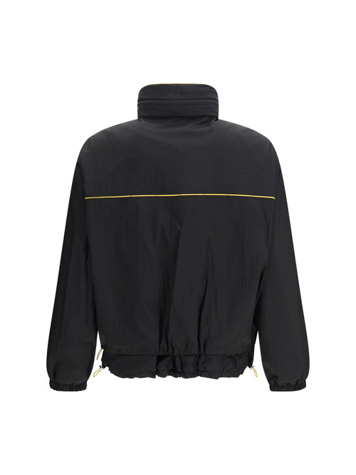 Fendi FF jacquard zipped reversible Windbreaker - Black