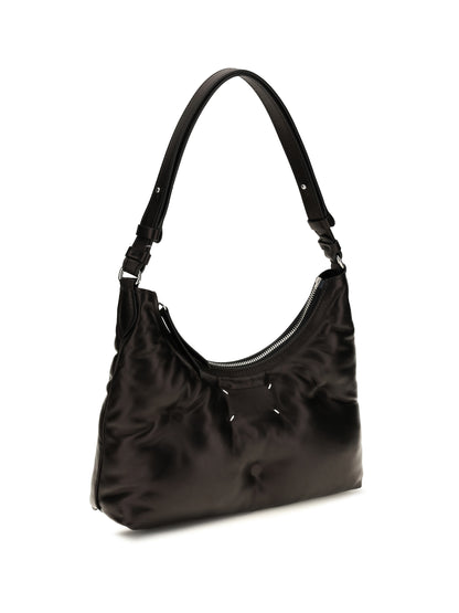 Maison Margiela Small Glam Slam Hobo Shoulder Bag - Black