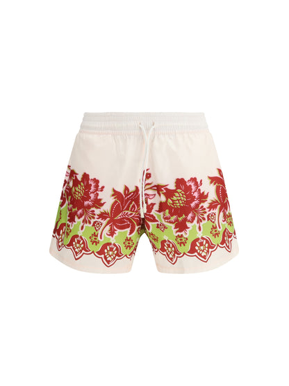 Etro Swim Shorts with floral print - X0800