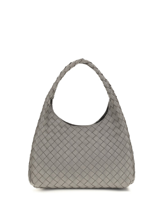 Bottega Veneta Campana Shoulder Bag - Basalt-Muse Brass