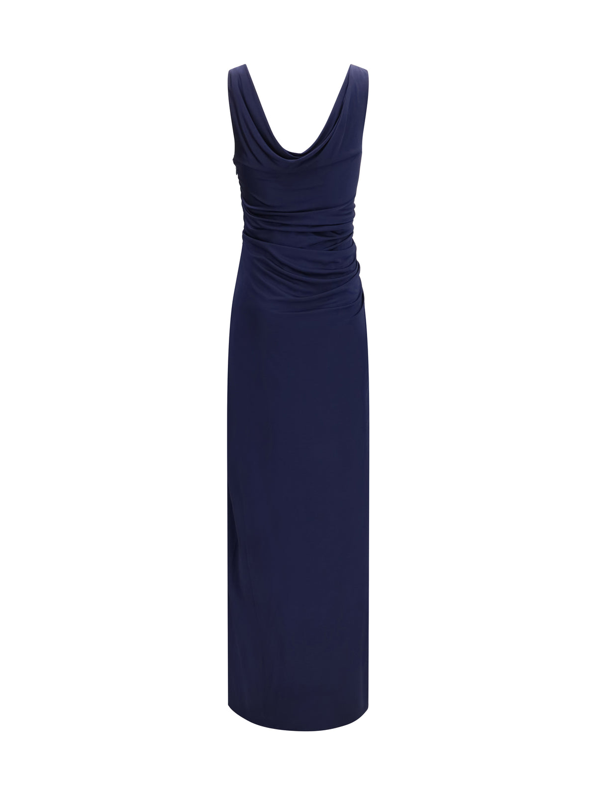 Versace Long Dress in soft viscose jersey - Navy