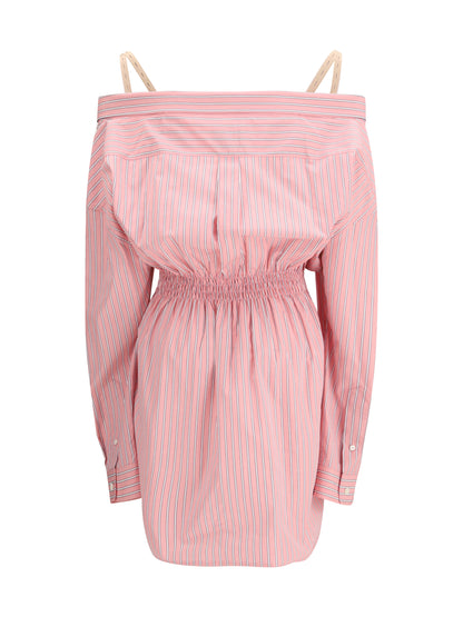 Miu Miu Short striped Dress - Pink