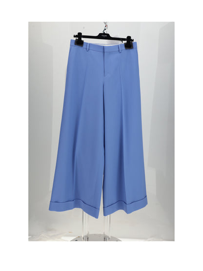 Celine LONG DOCKS TROUSERS - Bleu Ciel
