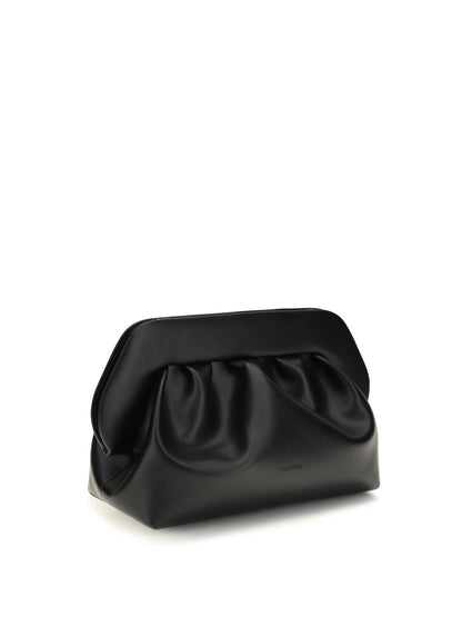 Themoirè Bios Vegan Fabric Clutch - Jet Black