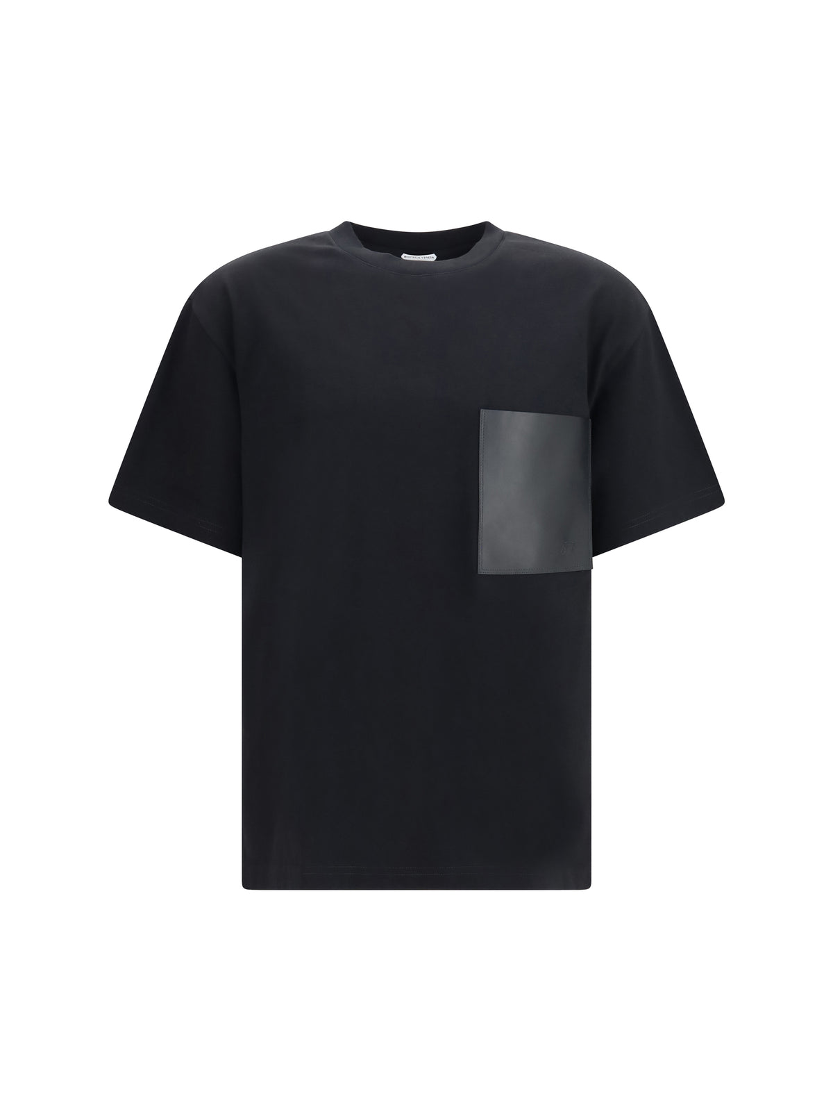 Bottega Veneta Pima cotton jersey T-shirt with pocket - Double Black