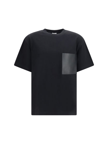 Bottega Veneta Pima cotton jersey T-shirt with pocket - Double Black