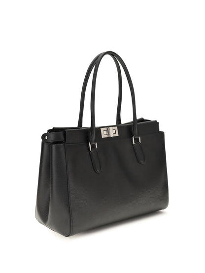Fendi Peekaboo small Tote Bag - Black