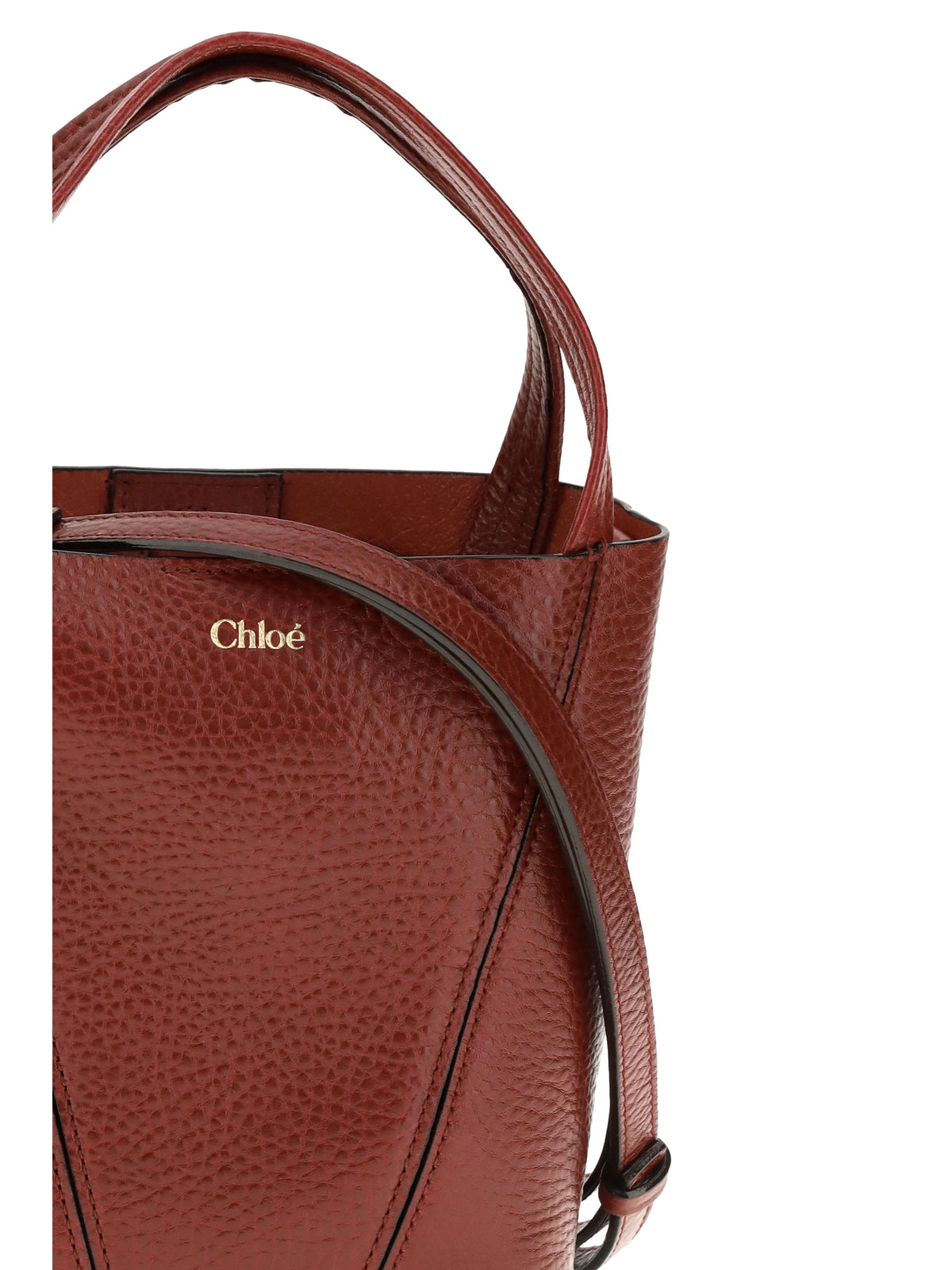 Chloé Spin Shoulder Bag - Divine Red