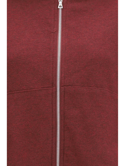 Dries Van Noten Draped cotton jersey Sweatshirt - Burgundy Melange