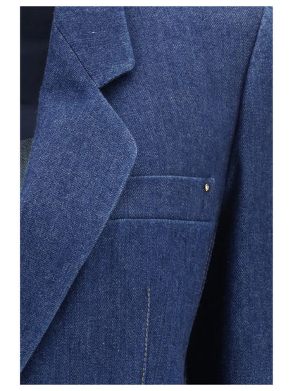 GIORGIO ARMANI Single-breasted denim Jacket