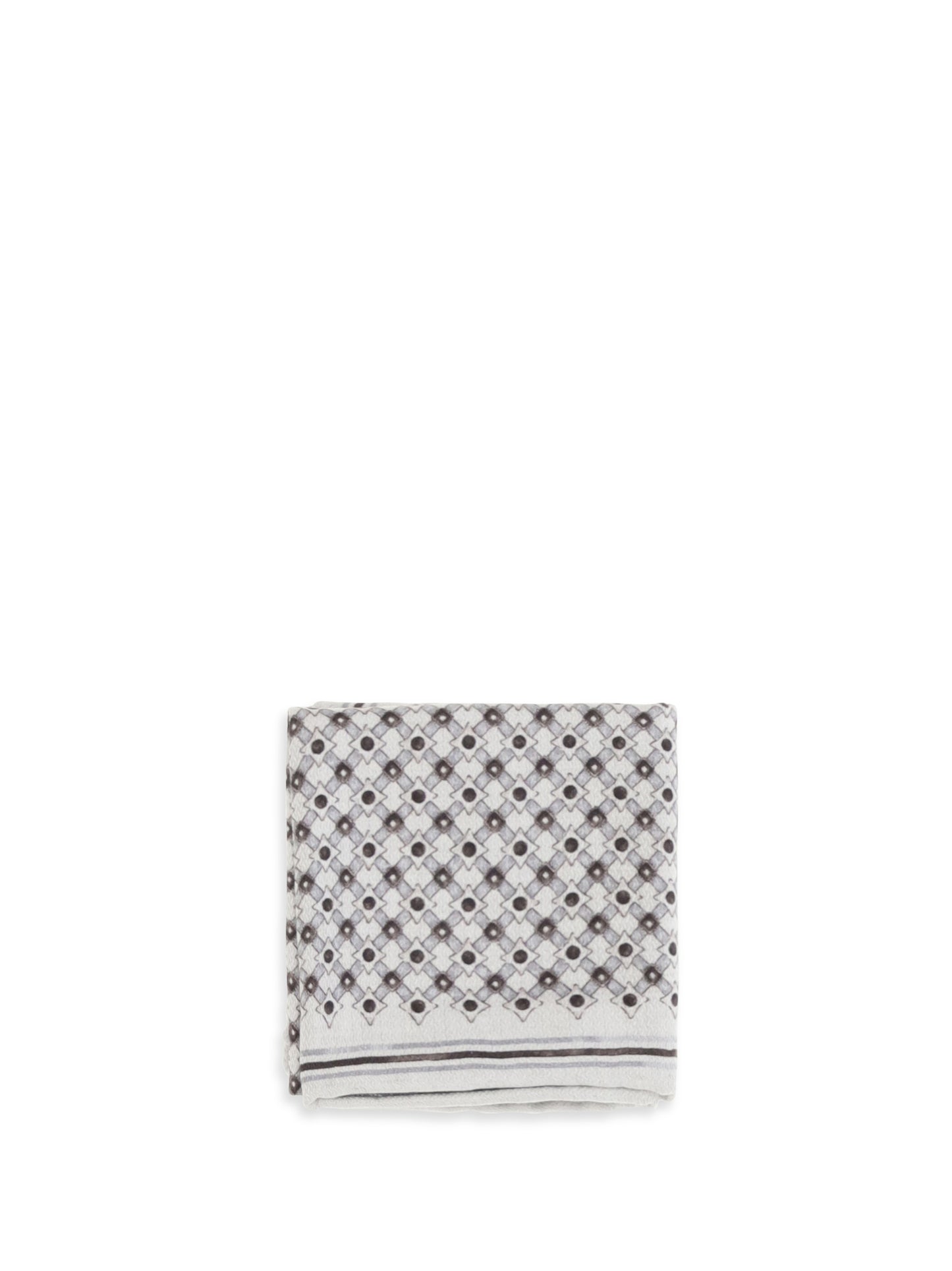 BRUNELLO CUCINELLI Silk Pochette with geometric pattern