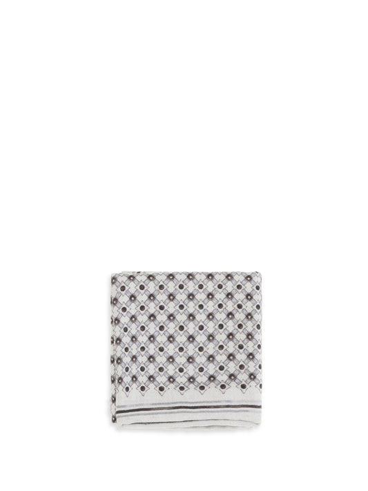 BRUNELLO CUCINELLI Silk Pochette with geometric pattern