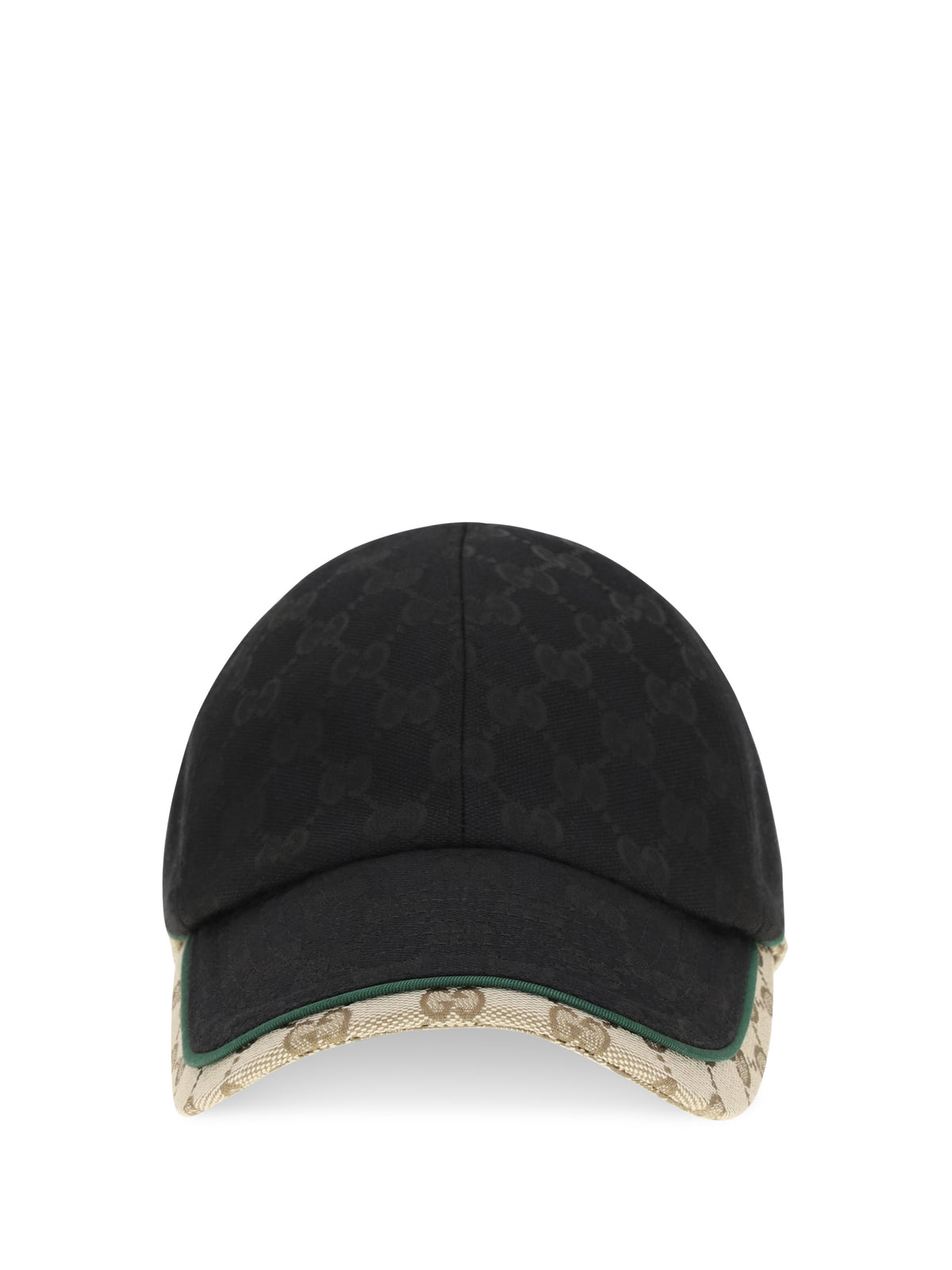 Gucci GG cotton fabric Baseball Hat - Black/Beige